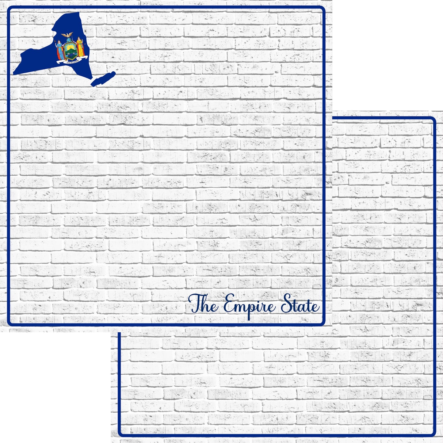 Fifty States Collection New York 12 x 12 Double-Sided Scrapbook Paper by SSC Designs - 15 Pack