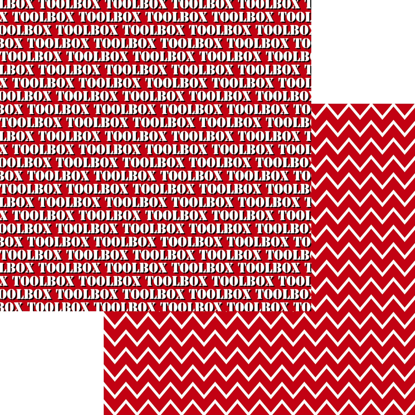 Toolbox Time Collection Toolbox Time 12 x 12 Double-Sided Scrapbook Paper - 15 Pack