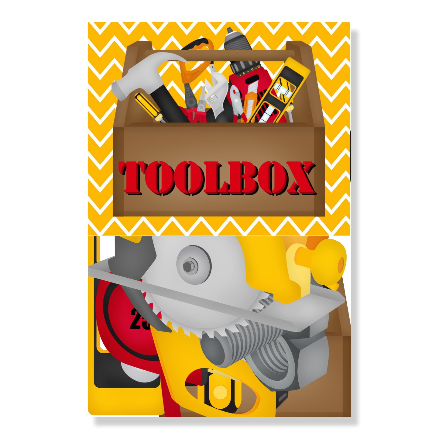 Toolbox Time Collection Laser Cut Ephemera Embellishments - 3 Packs