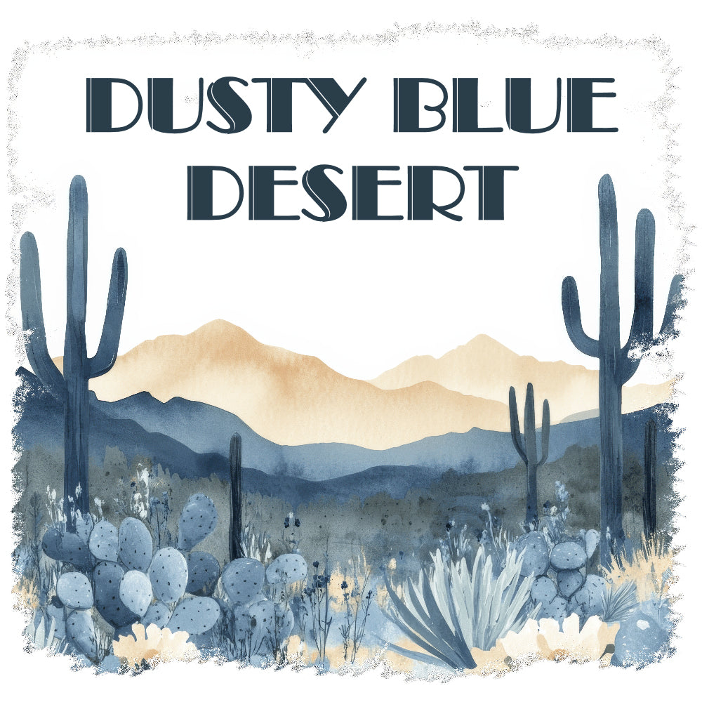 Dusty Blue Desert