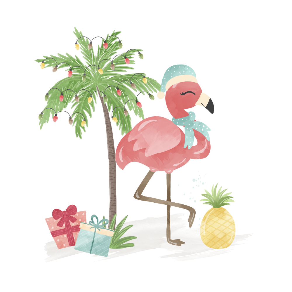 Flamingo Christmas