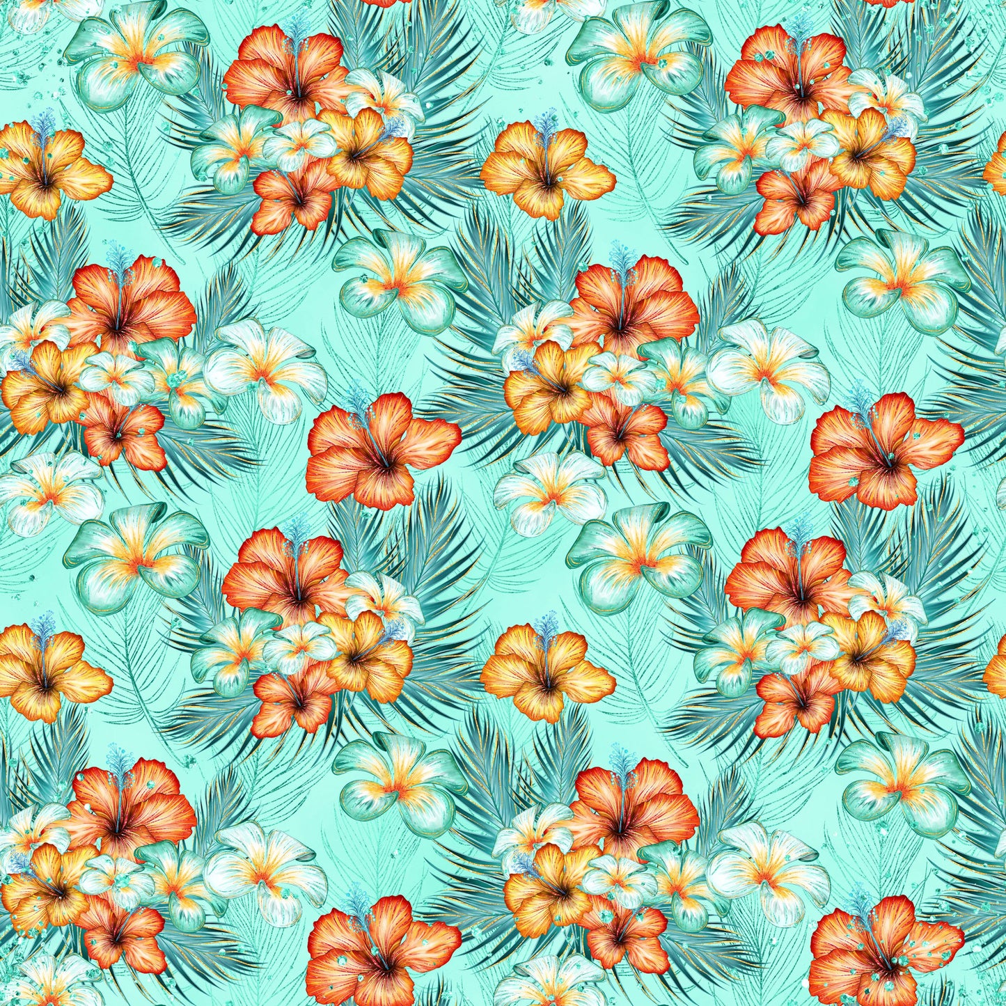 Phantasia Design's Tropics Collection Coconuts 12 x 12 Double-Sided Scrapbook Paper - 15 Pack