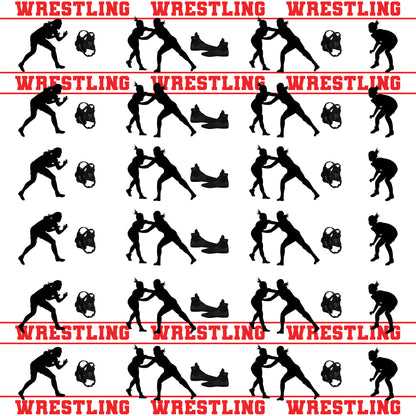 Female Wrestling Collection Wrestling Takedown 12 x 12 Double-Sided Scrapbook Paper - 15 Pack