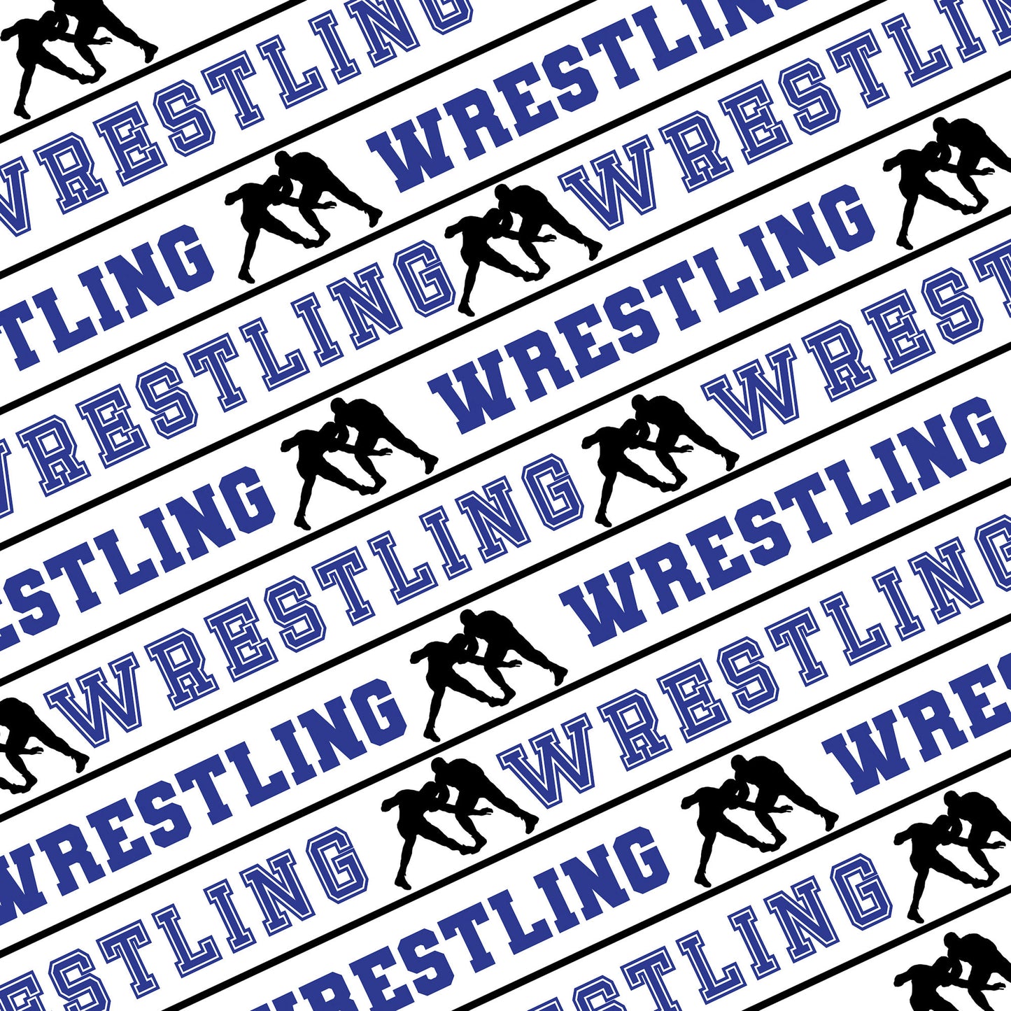 Male Wrestling Collection On The Mat 12 x 12 Double-Sided Scrapbook Paper - 15 Pack