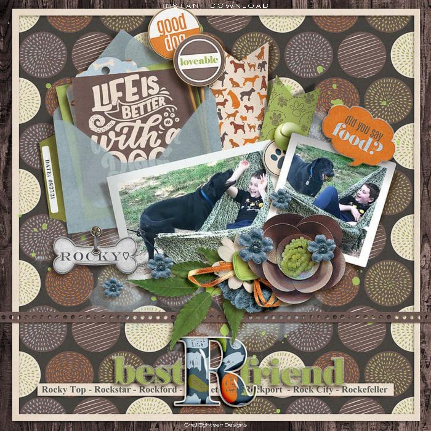 Dog Lover Collection Laser Cut Scrapbook Ephemera Embellishments by SSC Designs - 3 Packs