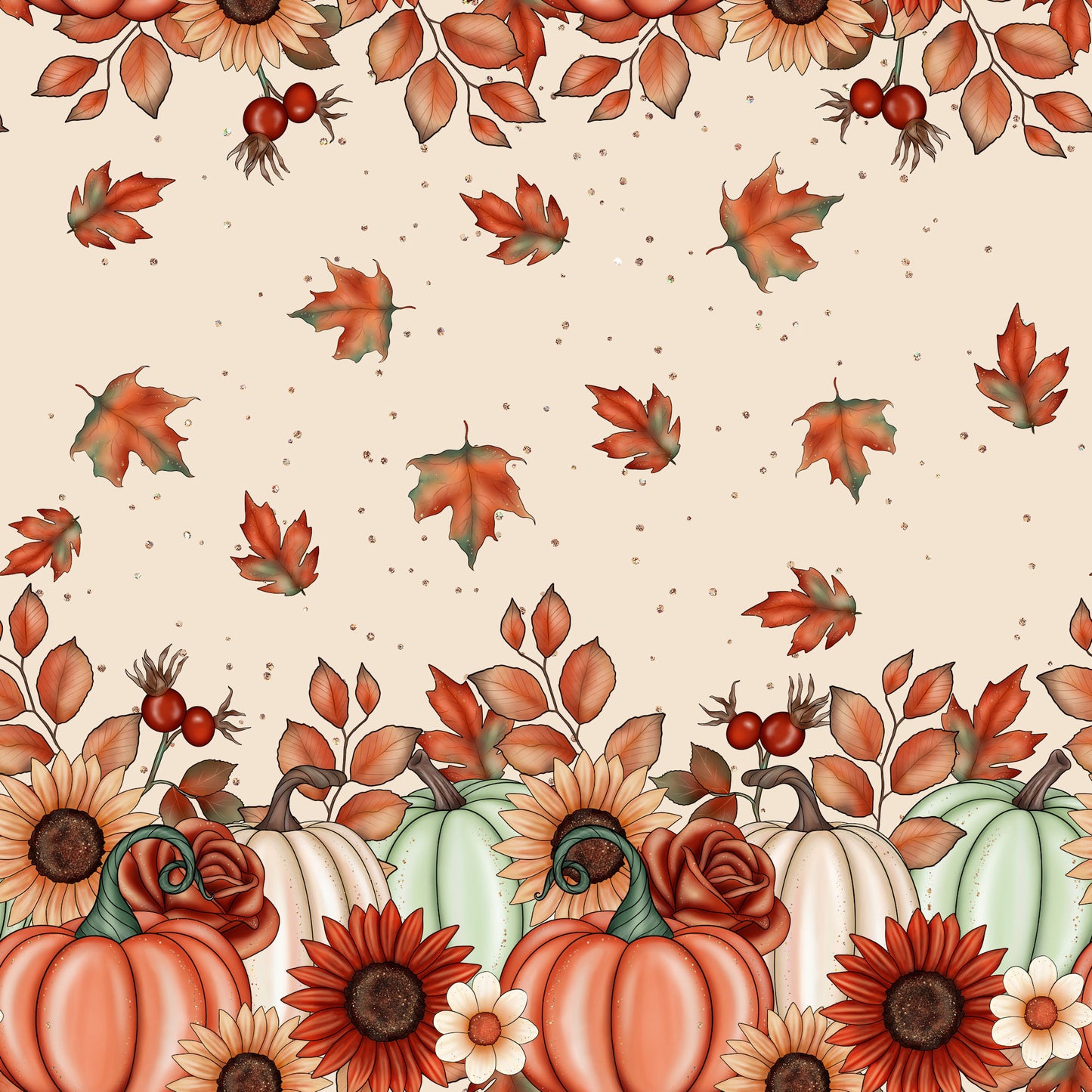 Gaynor Carradice's Autumn Favorites Collection Pumpkin Fields 12 x 12 Double-Sided Scrapbook Paper - 15 Pack