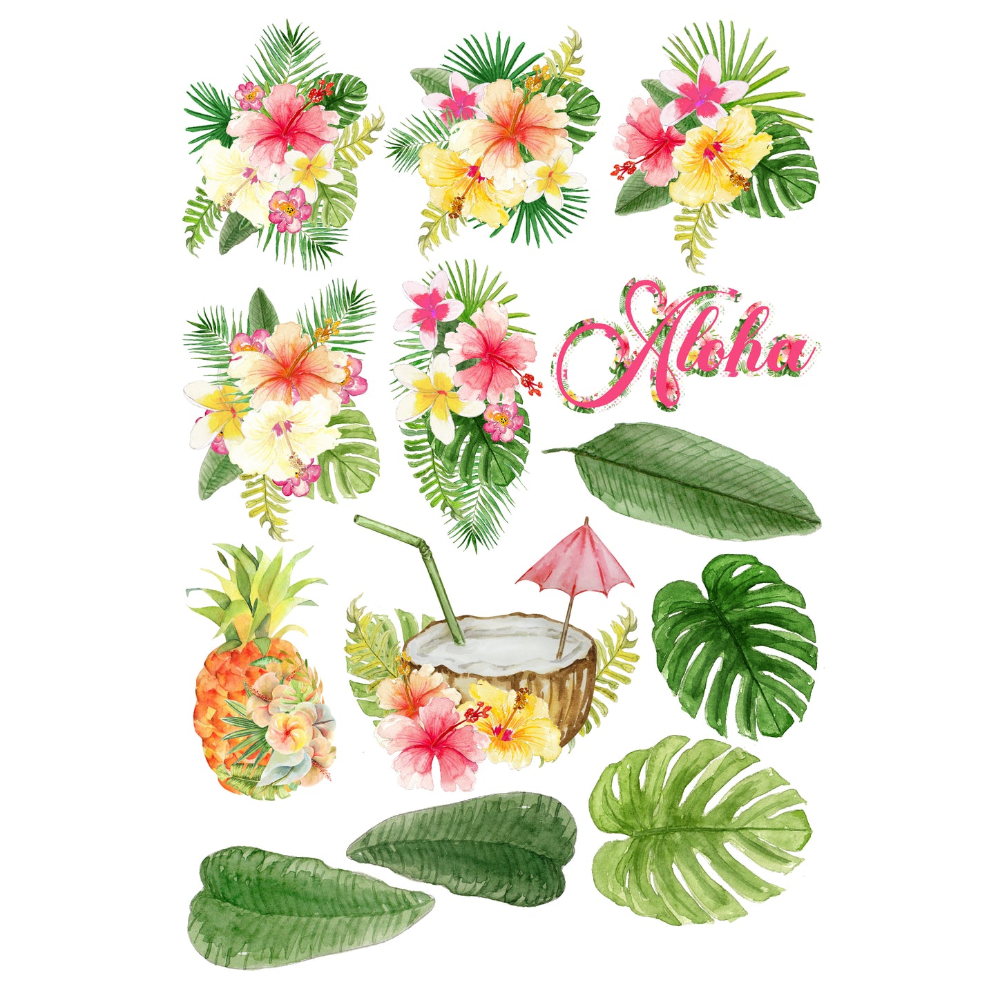 Aloha, Hawaii 12 x 12 Scrapbook Paper Pack & Embellishment Kit - 3 Kits