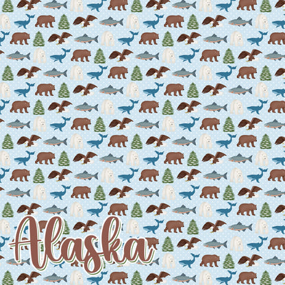 Alaska Collection Alaska 12 x 12 Double-Sided Scrapbook Paper by SSC Designs - 15 Pack