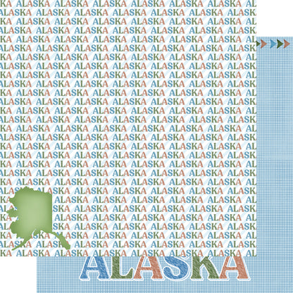 Alaska Collection Alaska Sightseeing 12 x 12 Double-Sided Scrapbook Paper by SSC Designs - 15 Pack