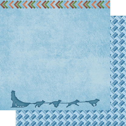 Alaska Collection Dog Sledding 12 x 12 Double-Sided Scrapbook Paper by SSC Designs - 15 Pack