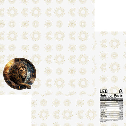 Astrology Collection Leo 12 x 12 Double-Sided Scrapbook Paper by SSC Designs - 15 Pack