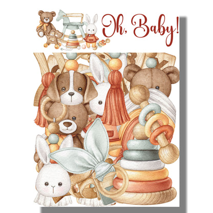 Oh, Baby! Collection Laser Cut Scrapbook Ephemera Embellishments by SSC Designs - 3 Packs