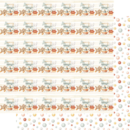 Oh, Baby! Collection Nursery Dreams 12 x 12 Double-Sided Scrapbook Paper by SSC Designs - 15 Pack