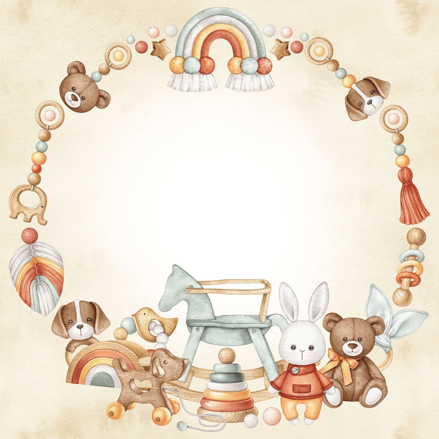 Oh, Baby! Collection Tiny Wonders 12 x 12 Double-Sided Scrapbook Paper by SSC Designs - 15 Pack