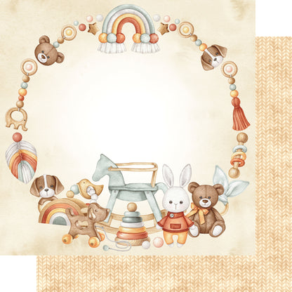 Oh, Baby! Collection Tiny Wonders 12 x 12 Double-Sided Scrapbook Paper by SSC Designs - 15 Pack