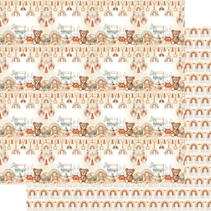 Oh, Baby! Collection Peekaboo Smiles 12 x 12 Double-Sided Scrapbook Paper by SSC Designs - 15 Pack