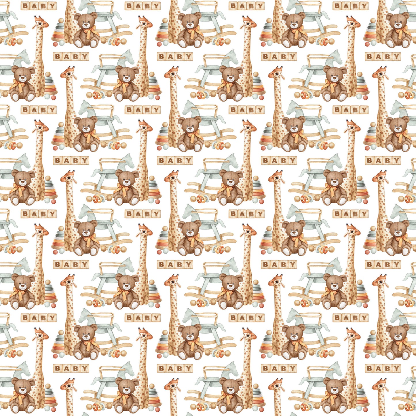 Oh, Baby! Collection Little Lullabies 12 x 12 Double-Sided Scrapbook Paper by SSC Designs - 15 Pack