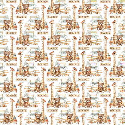 Oh, Baby! Collection Little Lullabies 12 x 12 Double-Sided Scrapbook Paper by SSC Designs - 15 Pack