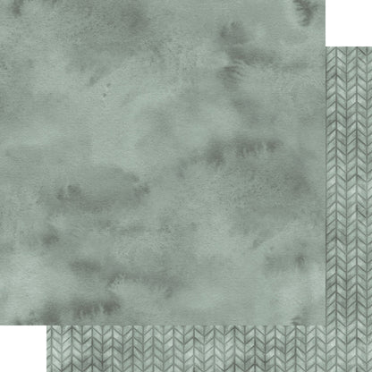 Oh, Baby! Collection Sage Knit 12 x 12 Double-Sided Scrapbook Paper by SSC Designs - 15 Pack