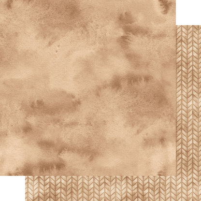 Oh, Baby! Collection Oatmeal Knit 12 x 12 Double-Sided Scrapbook Paper by SSC Designs - 15 Pack