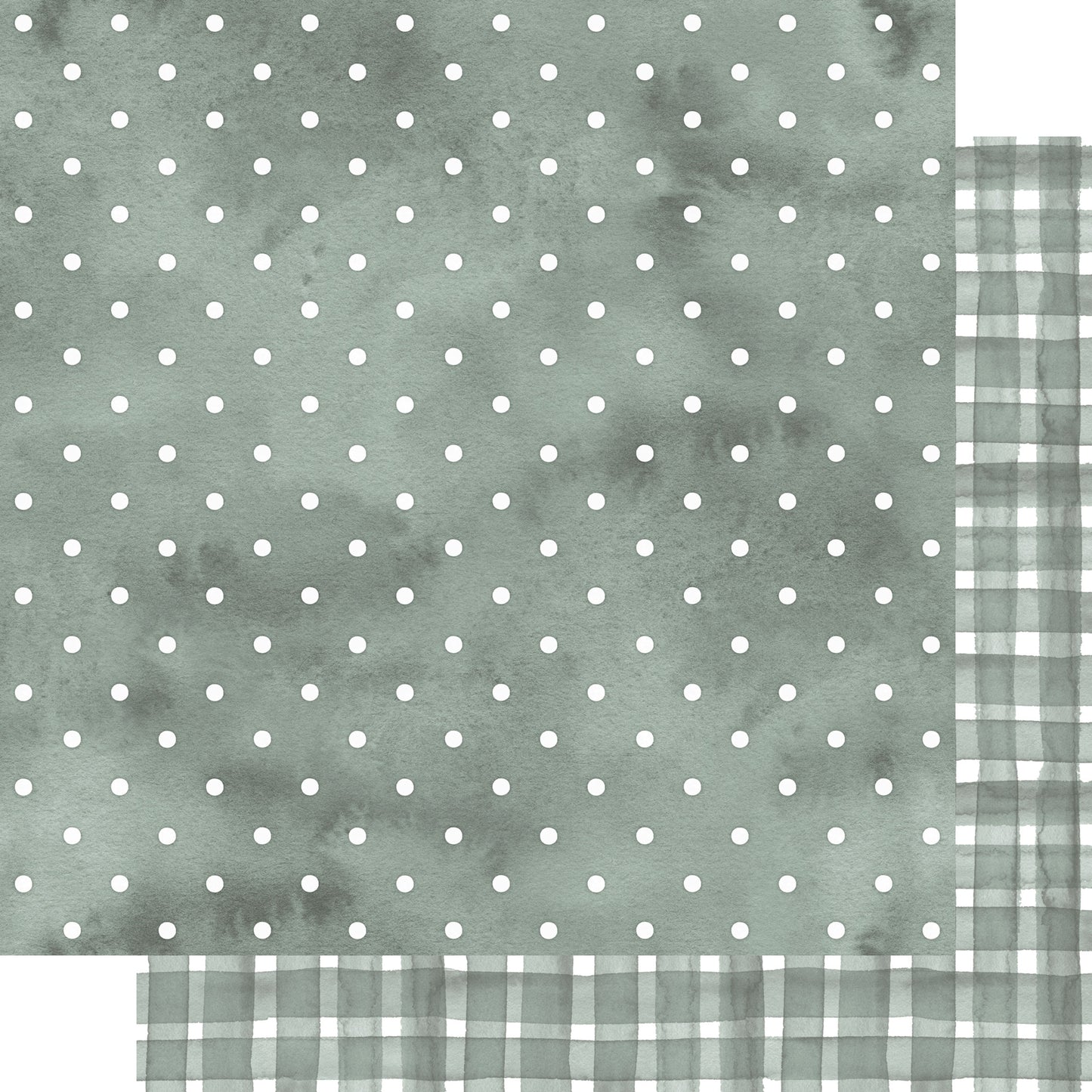 Oh, Baby! Collection Sage Sprinkles 12 x 12 Double-Sided Scrapbook Paper by SSC Designs - 15 Pack