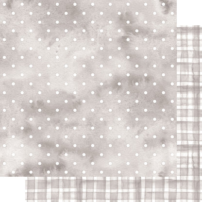 Oh, Baby! Collection Gray Sprinkles 12 x 12 Double-Sided Scrapbook Paper by SSC Designs - 15 Pack