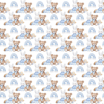 Oh, Baby Boy! Collection Little Dreamer 12 x 12 Double-Sided Scrapbook Paper by SSC Designs - 15 Pack