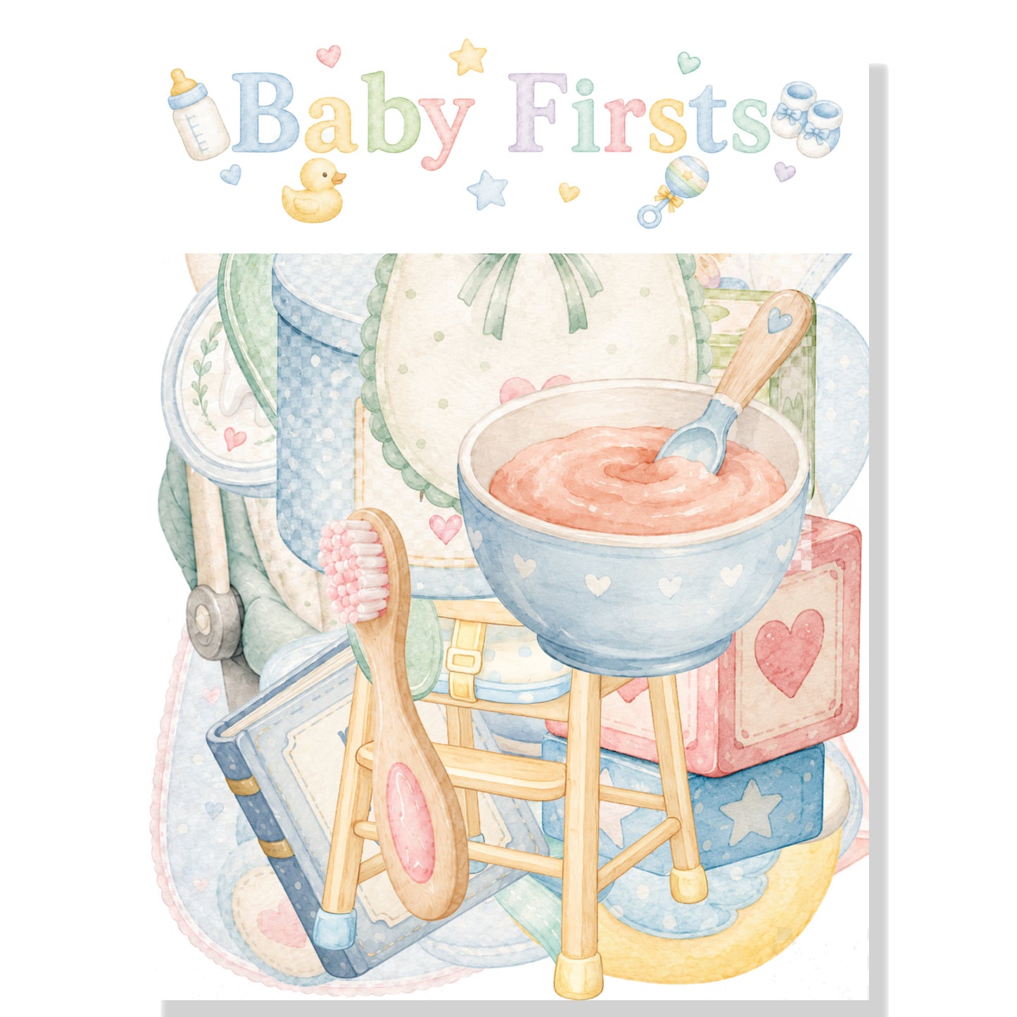 Baby Firsts Collection Laser Cut Scrapbook Ephemera Embellishments by SSC Designs - 3 Packs