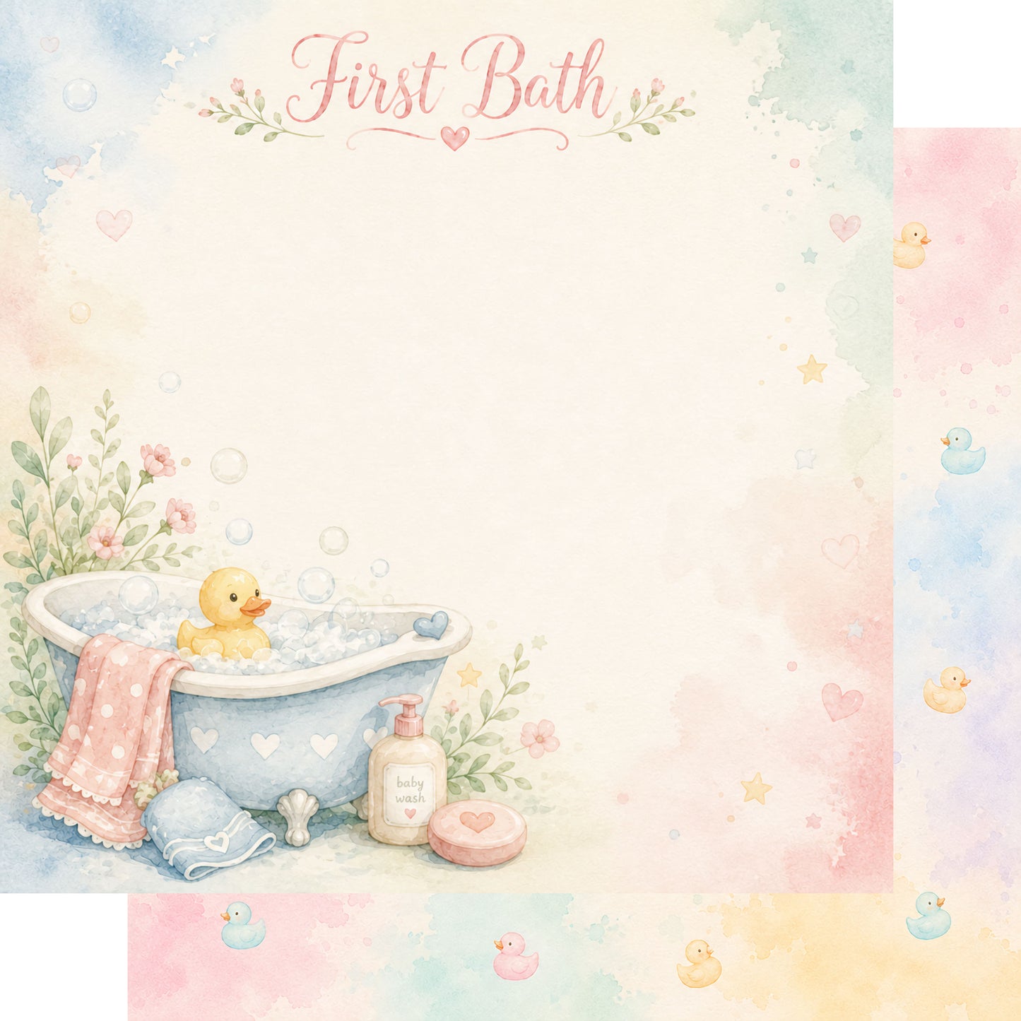 Baby Firsts 12 x 12 Scrapbook Paper & Embellishment Kit by SSC Designs - 3 Kits