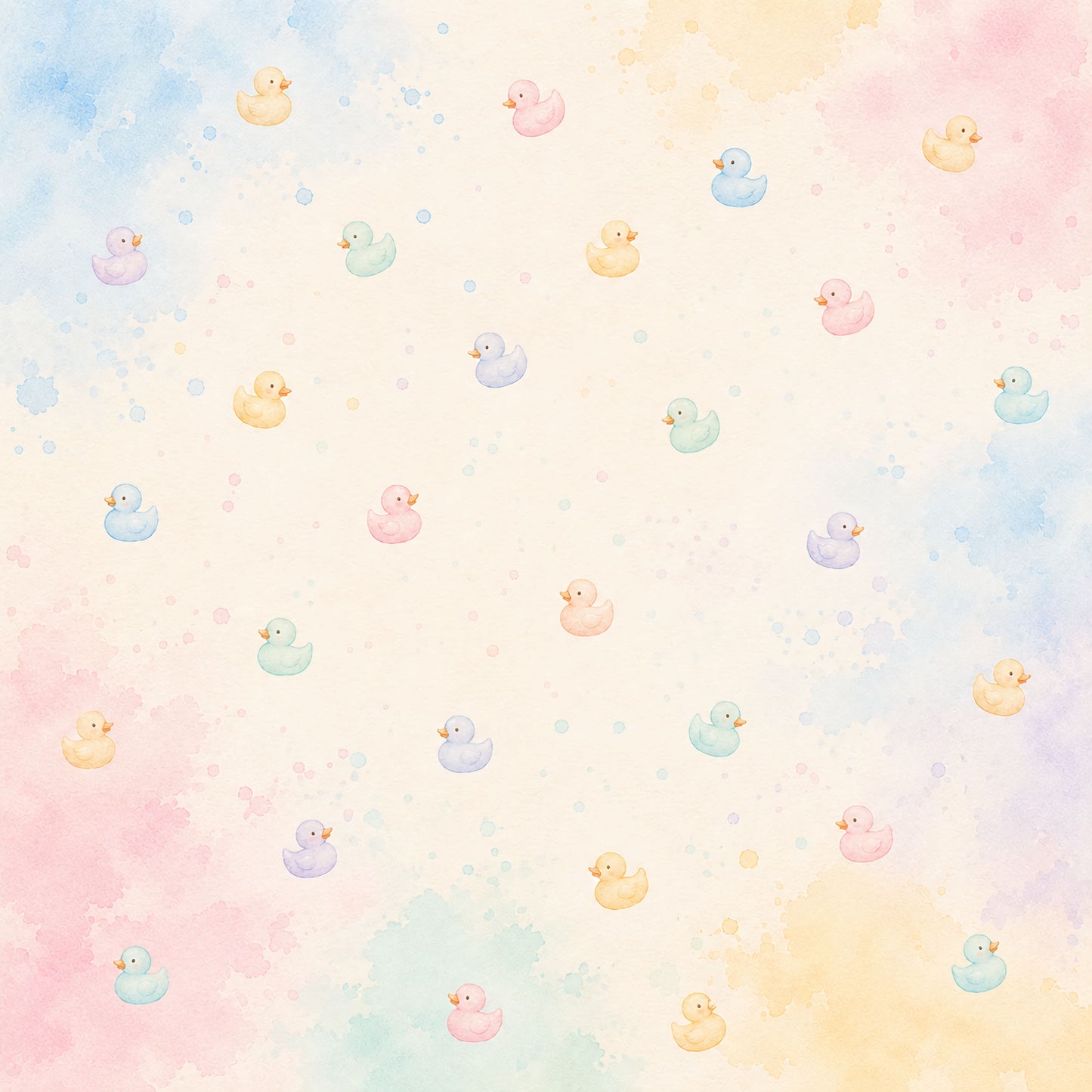 Baby Firsts Collection Baby's First Bath 12 x 12 Double-Sided Scrapbook Paper by SSC Designs - 15 Pack