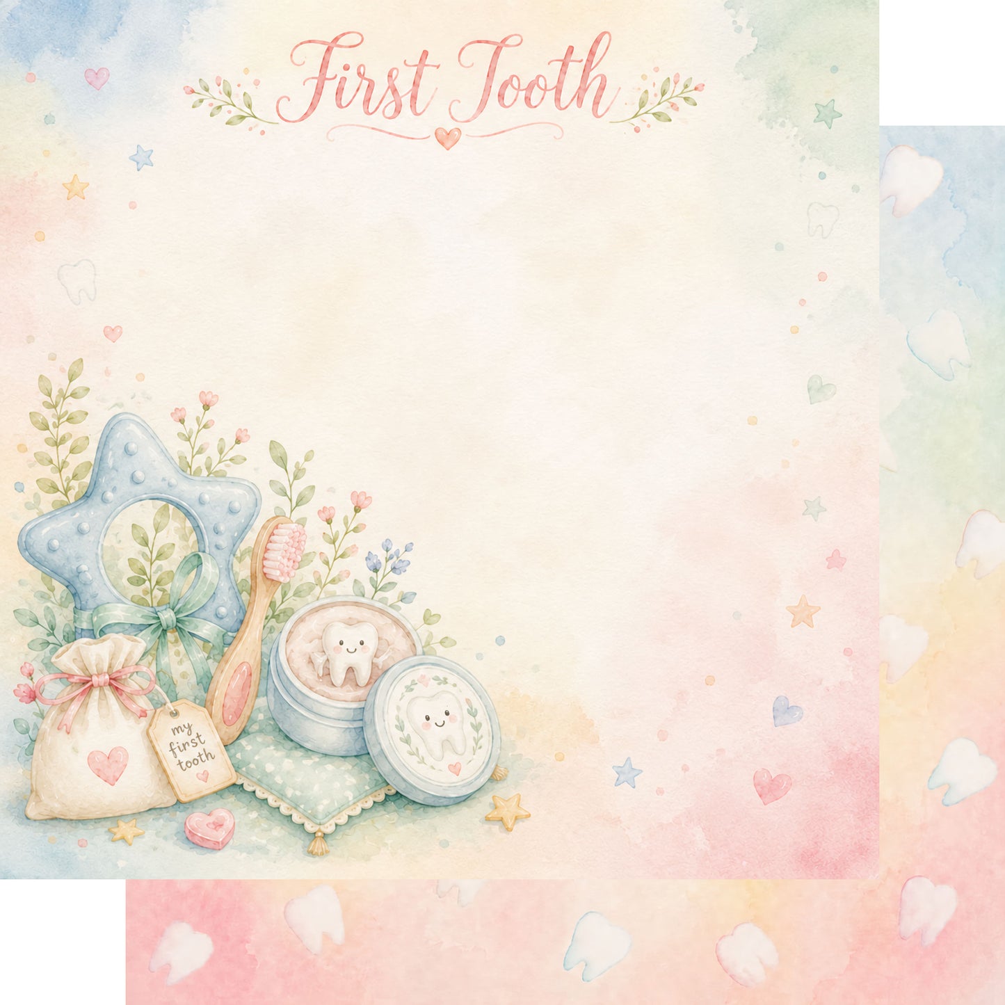 Baby Firsts 12 x 12 Scrapbook Paper & Embellishment Kit by SSC Designs - 3 Kits