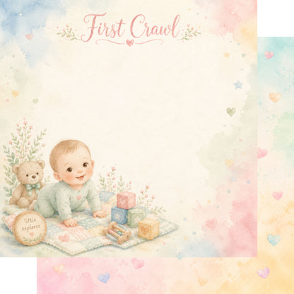 Baby Firsts 12 x 12 Scrapbook Paper & Embellishment Kit by SSC Designs - 3 Kits