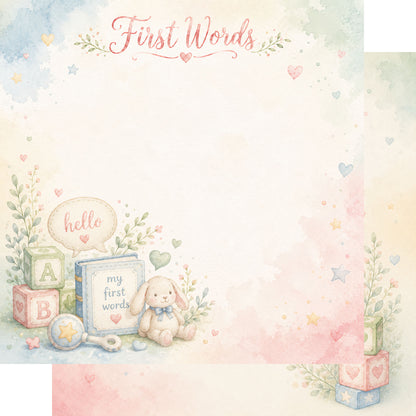 Baby Firsts 12 x 12 Scrapbook Paper & Embellishment Kit by SSC Designs - 3 Kits