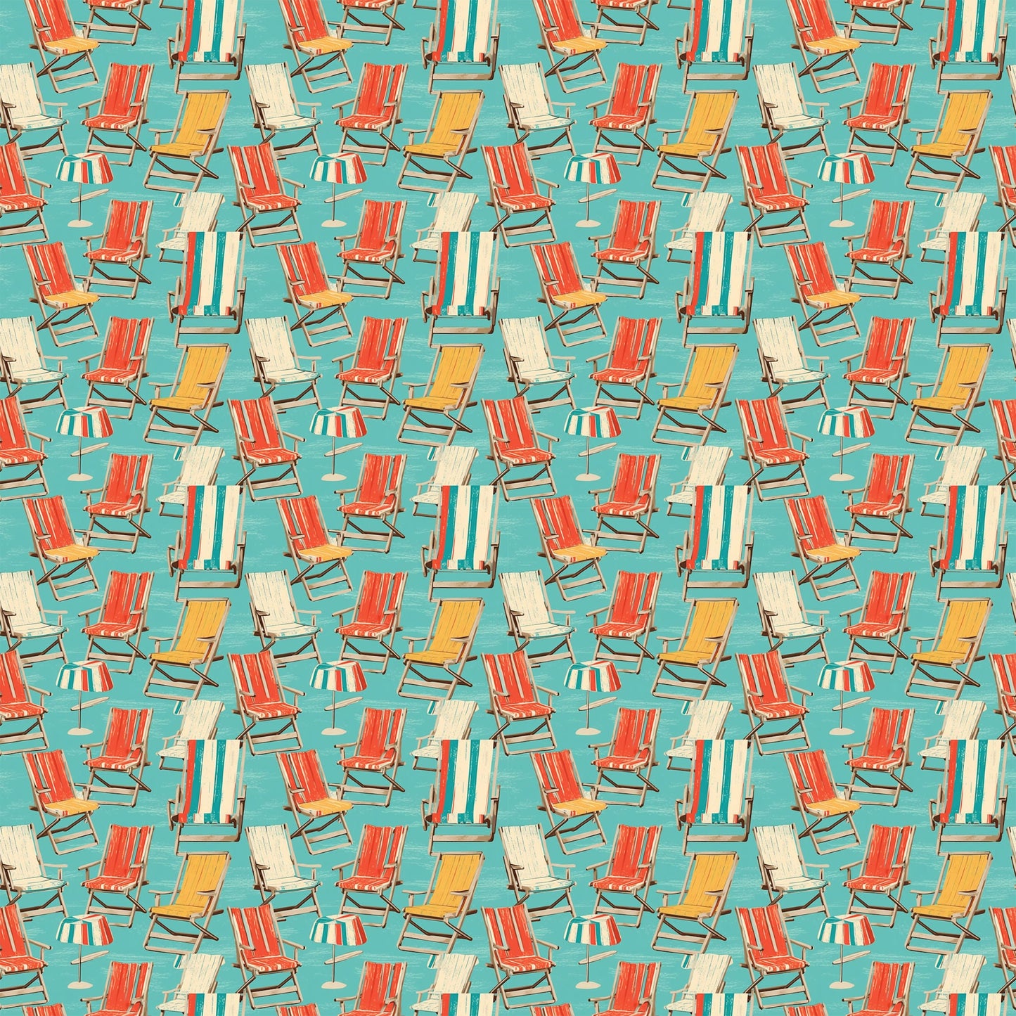 Beach Party Collection Beach Drinks 12 x 12 Double-Sided Scrapbook Paper by SSC Designs