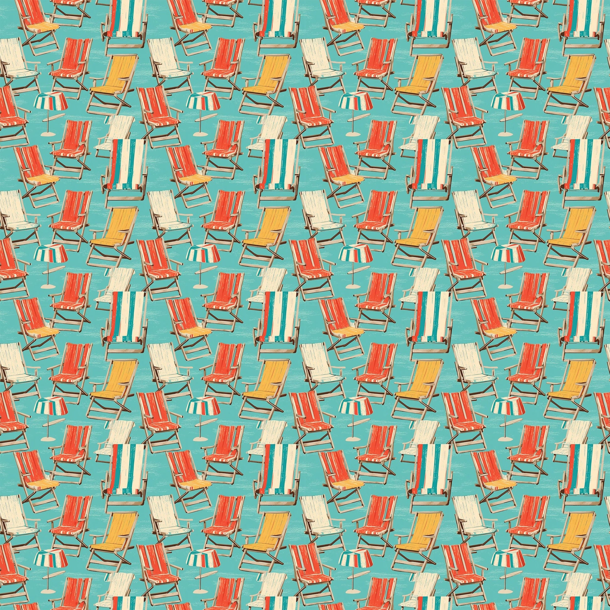 Beach Party Collection Beach Drinks 12 x 12 Double-Sided Scrapbook Paper by SSC Designs