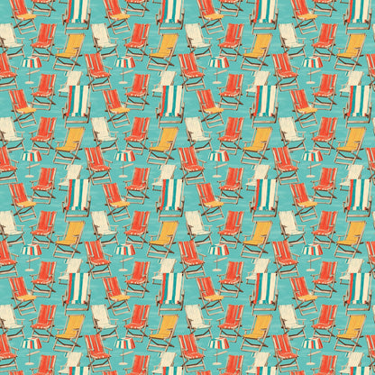 Beach Party Collection Beach Drinks 12 x 12 Double-Sided Scrapbook Paper by SSC Designs
