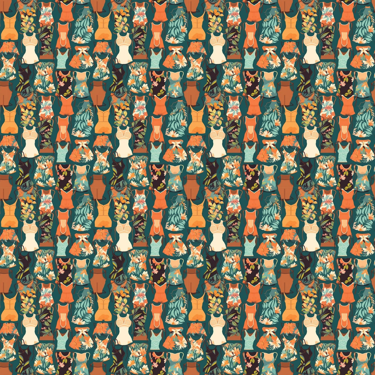 Beach Party Collection Beach Chairs 12 x 12 Double-Sided Scrapbook Paper by SSC Designs
