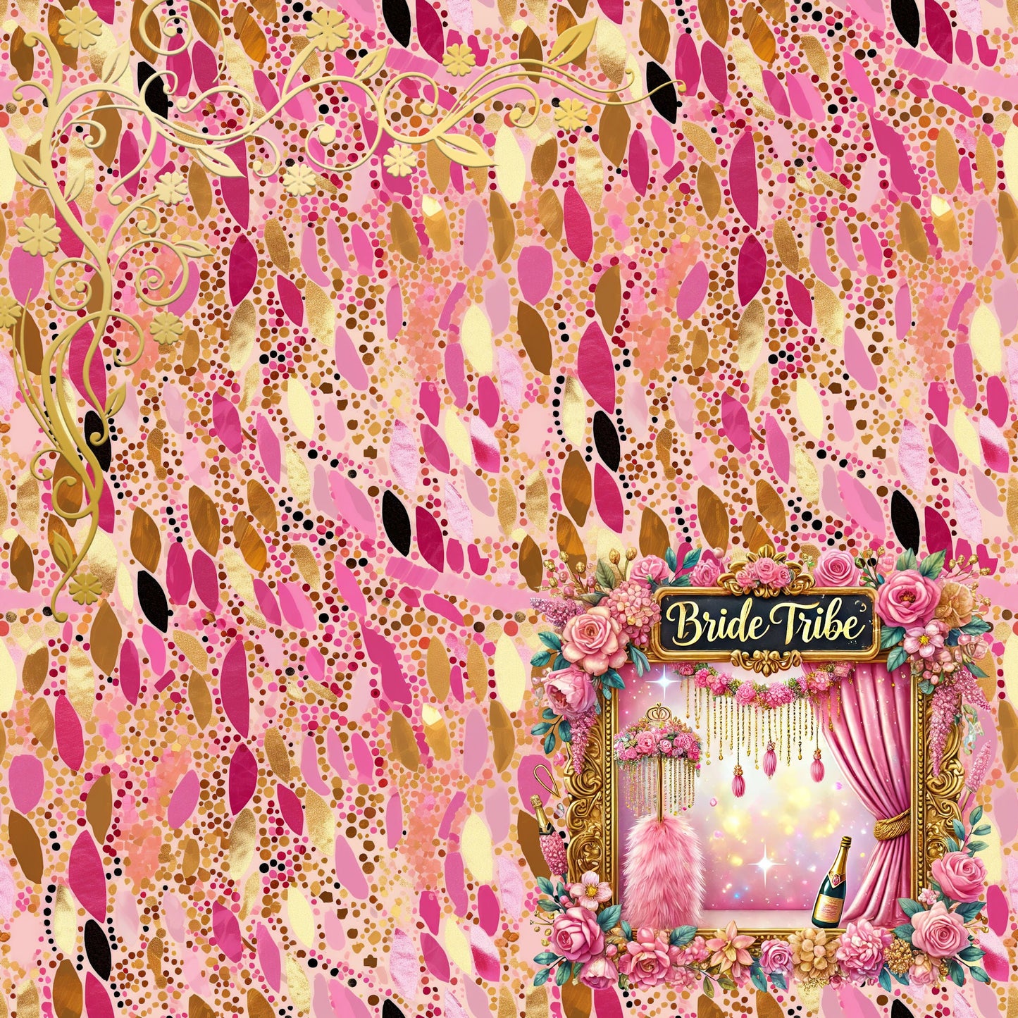 Bachelorette Party Collection Bachelorette Party 12 x 12 Double-Sided Scrapbook Paper by SSC Designs