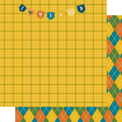 Best Dad Ever Collection I Love My Dad 12 x 12 Double-Sided Scrapbook Paper by SSC Designs - 15 Pack