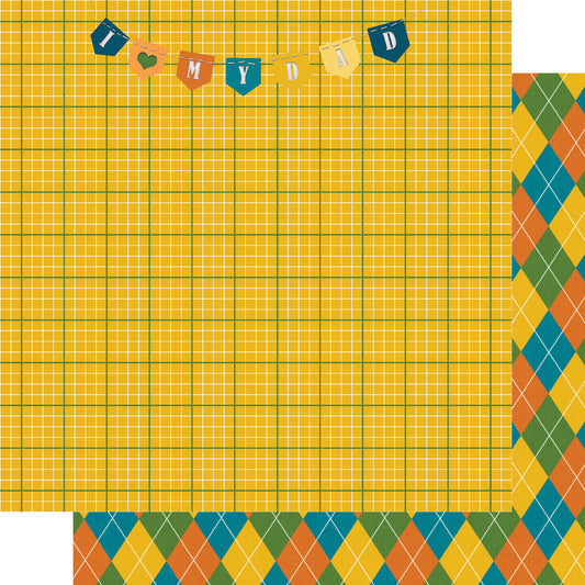 Best Dad Ever Collection I Love My Dad 12 x 12 Double-Sided Scrapbook Paper by SSC Designs - 15 Pack