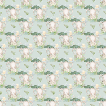 Baby Elephants Collection Cutie Pie 12 x 12 Double-Sided Scrapbook Paper - 15 Pack