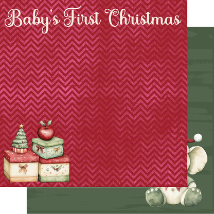 Baby's First Christmas 12 x 12 Scrapbook Paper & Embellishment Kit by SSC Designs - 3 Kits