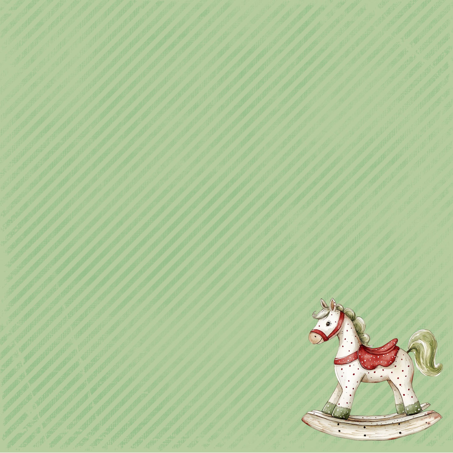Baby's First Christmas Collection Tiny Little Clothes 12 x 12 Double-Sided Scrapbook Paper by SSC Designs - 15 Pack
