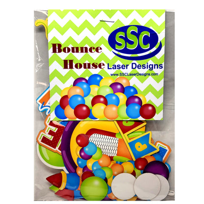 Bounce House Collection 12 x 12 Scrapbook Paper & Embellishment Kit by SSC Designs - 3 Kits