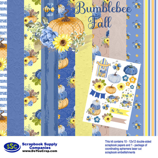 Bumblebee Fall 12 x 12 Scrapbook Collection Kit by SSC Designs - 3 Kits