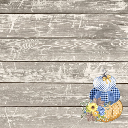 Bumblebee Fall Collection Pumpkin Patch 12 x 12 Double-Sided Scrapbook Paper by SSC Designs - 15 Pack