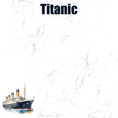 Branson, Missouri Collection Titanic Museum 12 x 12 Double-Sided Scrapbook Paper by SSC Designs - 15 Pack