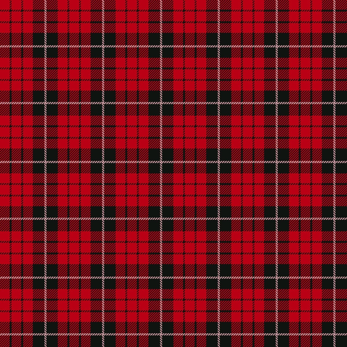 Buffalo Plaid Christmas Mini Collection Reindeer 12 x 12 Double-Sided Scrapbook Paper by SSC Designs