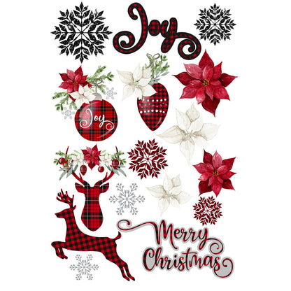 Buffalo Plaid Christmas 12 x 12 Scrapbook Paper Pack & Embellishment Kit - 3 Kits