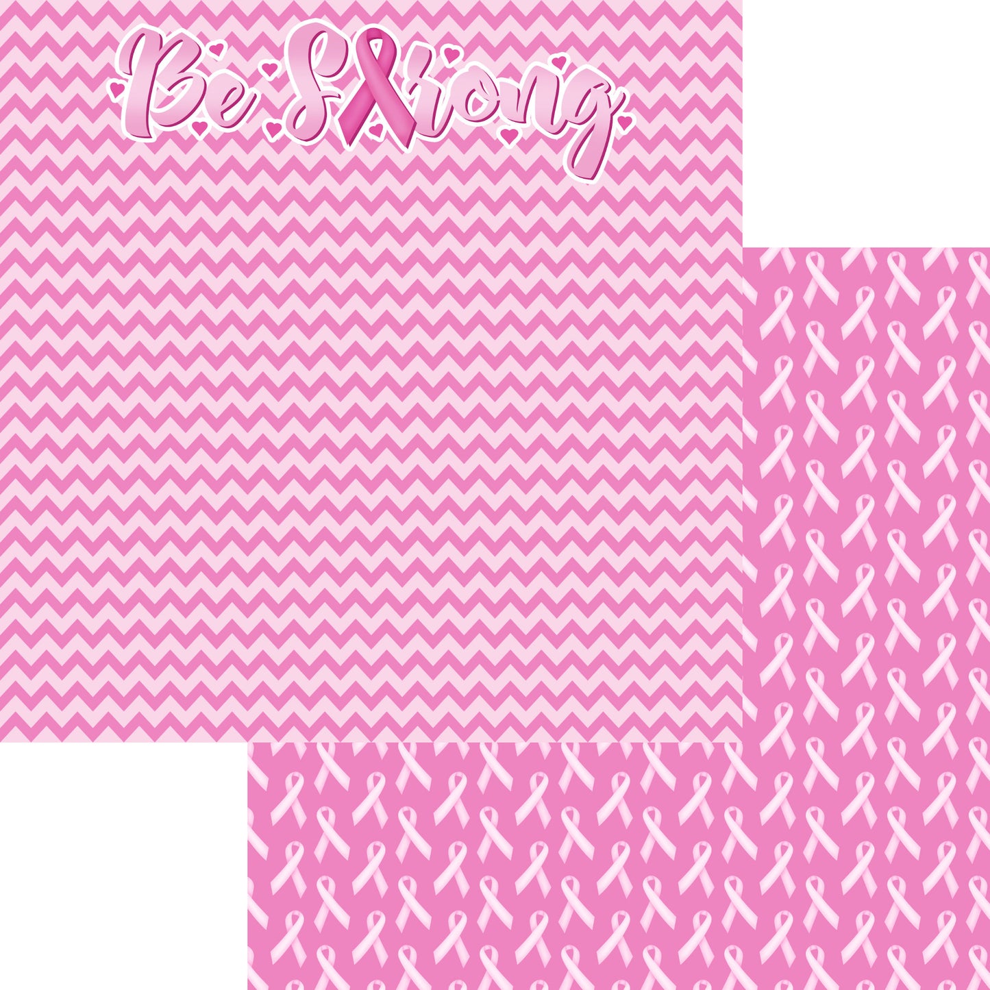 Be Strong Collection Be Strong 12 x 12 Double-Sided Scrapbook Paper by SSC Designs - 15 Pack